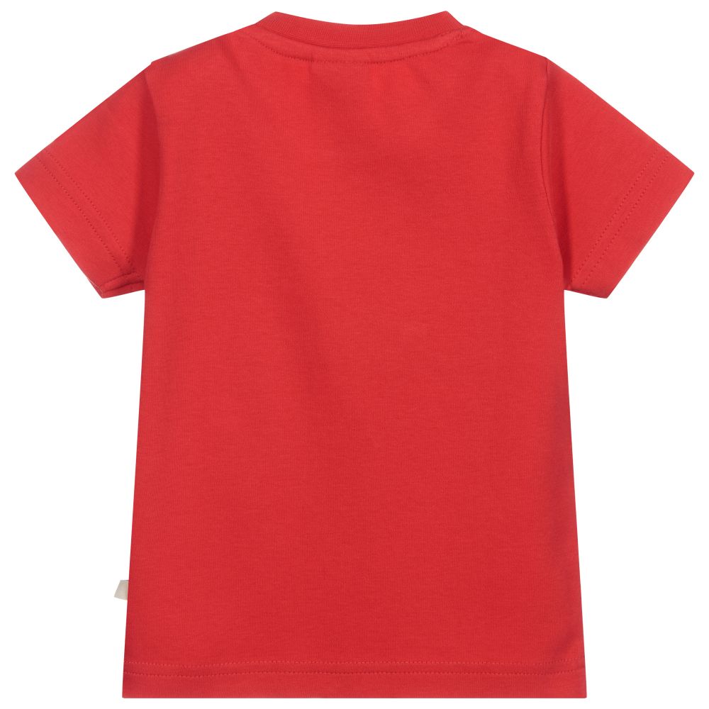Frugi - Boys Red Truck T-Shirt | Childrensalon Outlet