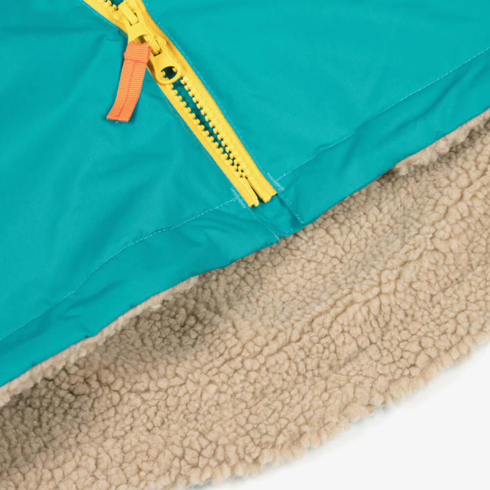 Frugi-Boys Turquoise Blue Changing Coat | Childrensalon Outlet