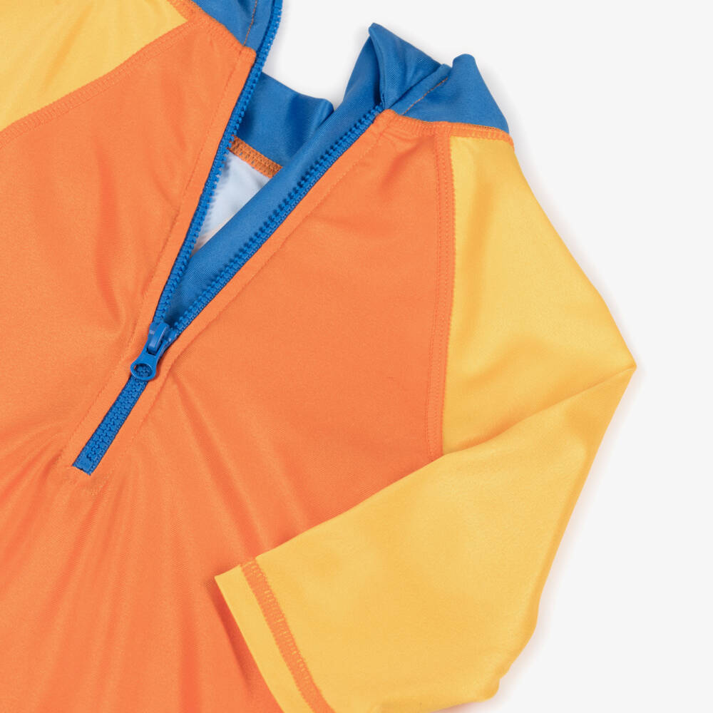 Frugi-Boys Yellow & Blue Beach Sun Suit (UPF50+) | Childrensalon Outlet