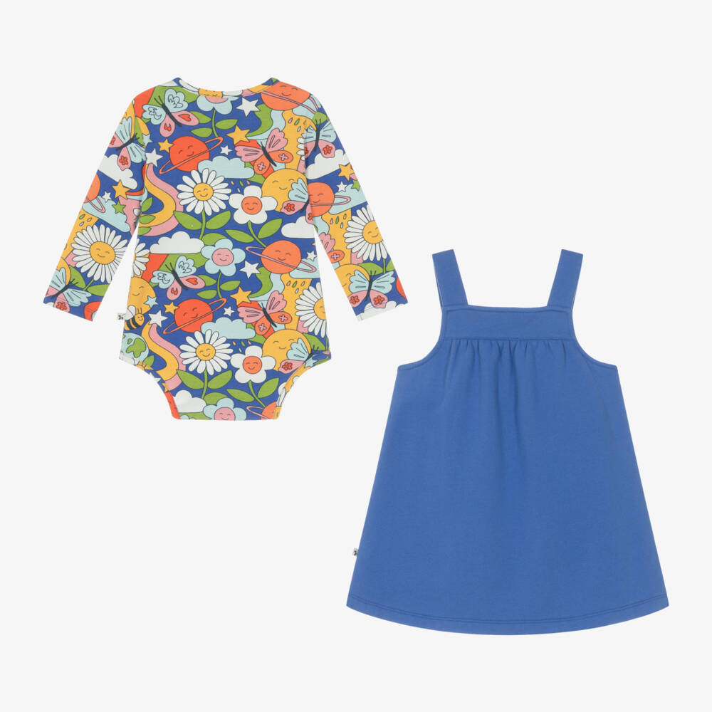 Frugi-Girls Azure Floral Outfit Ensemble | Childrensalon Outlet
