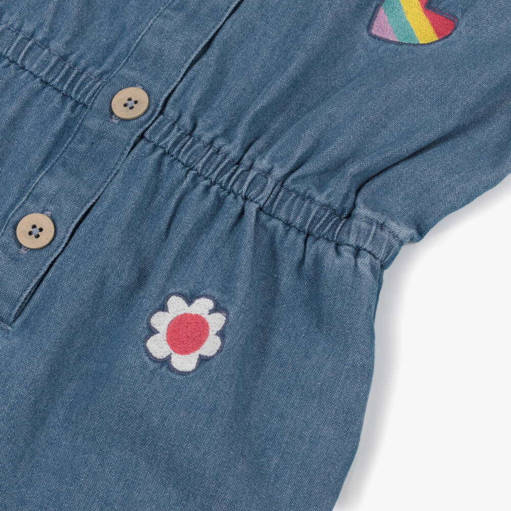 Frugi-Джинсовый комбинезон синий для девочек | Childrensalon Outlet