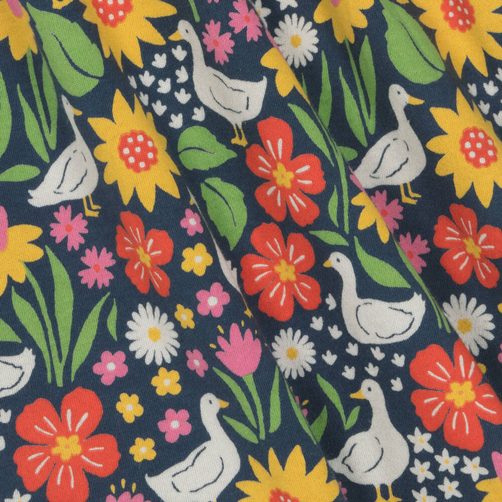 Frugi-Girls Blue Organic Cotton Duck Dress | Childrensalon Outlet