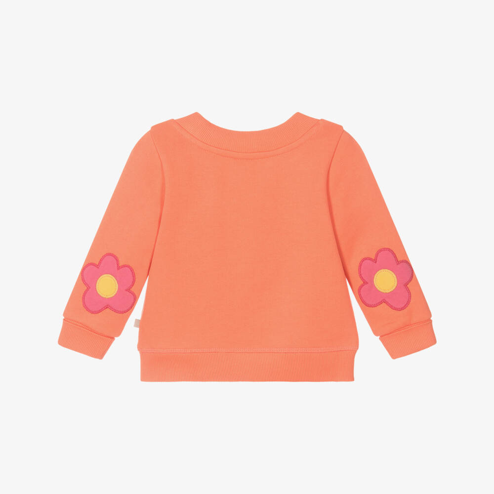 Frugi-Girls Coral Tortoise Organic Sweatshirt | Childrensalon Outlet