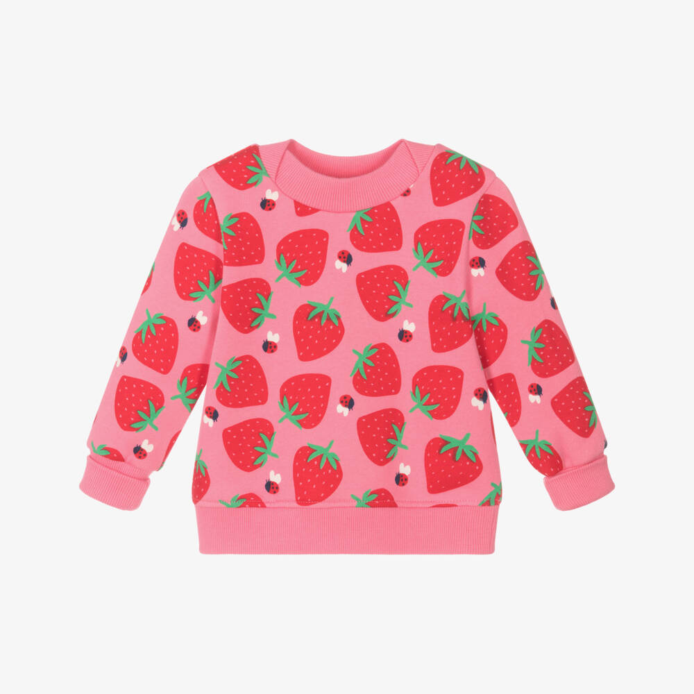 Frugi-Girls Cozy Pink Berry Top | Childrensalon Outlet