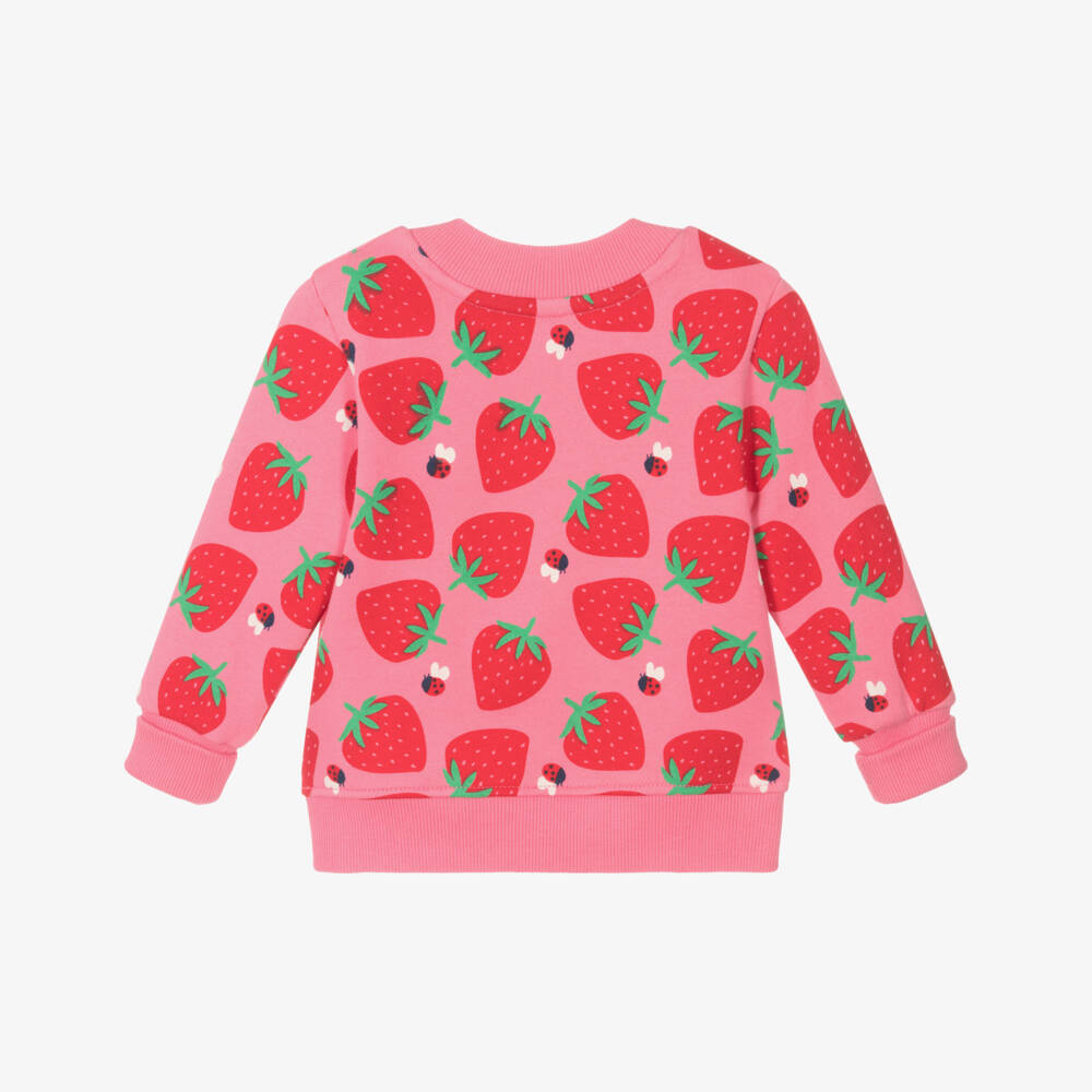 Frugi-Girls Cozy Pink Berry Top | Childrensalon Outlet