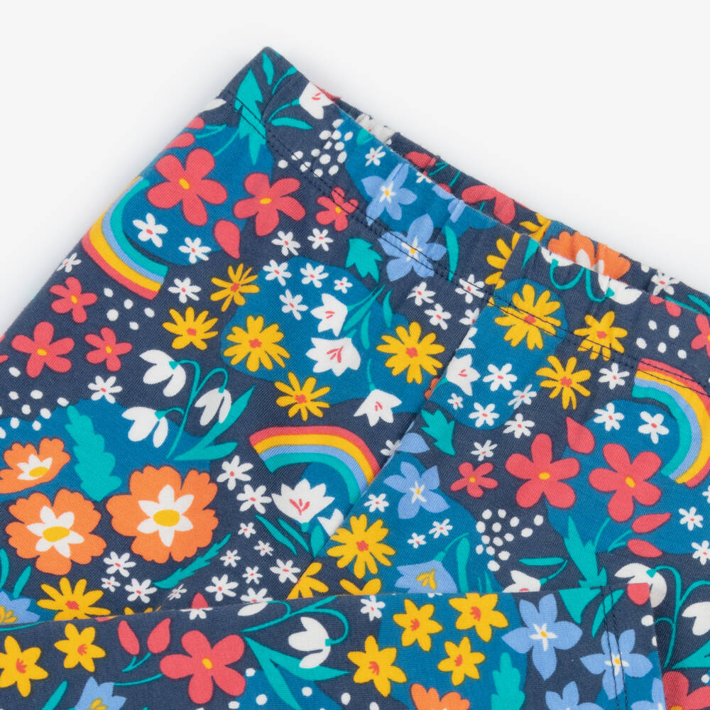 Frugi-Girls Floral Organic Cotton Leggings | Childrensalon Outlet