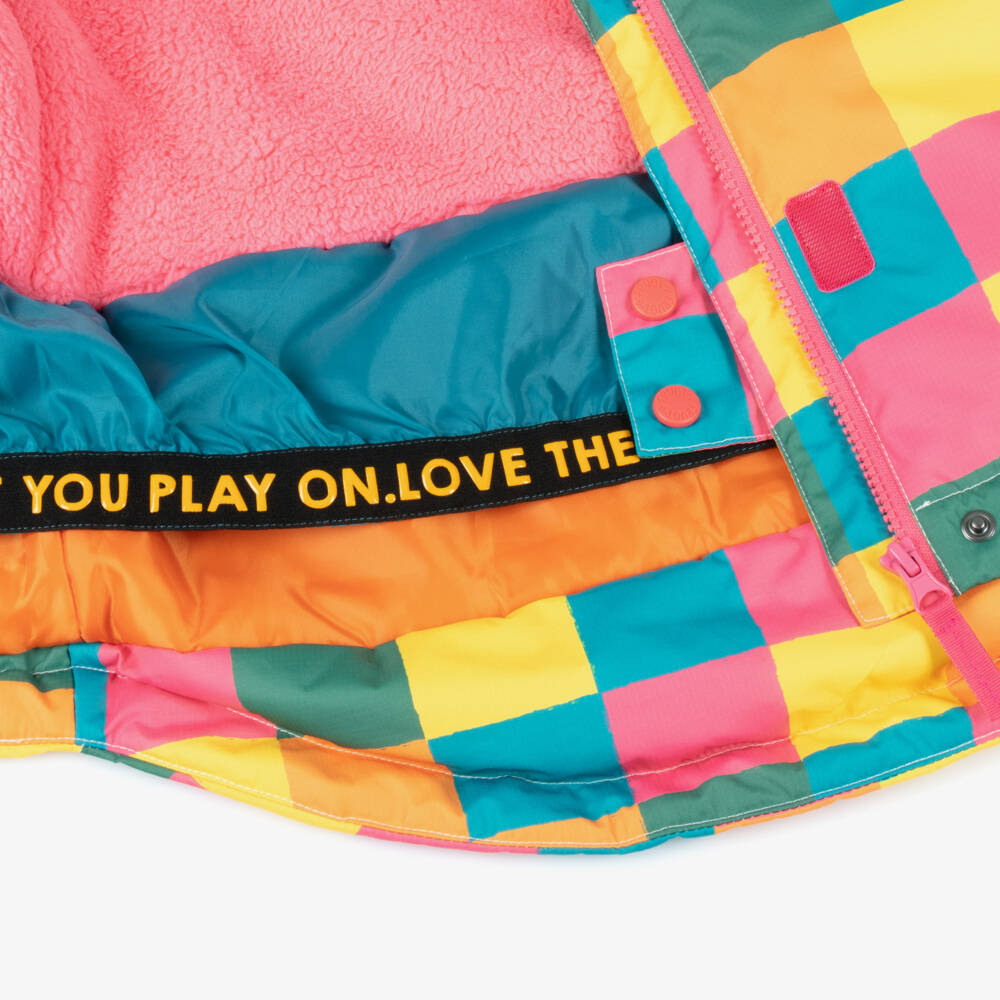 Frugi-Girls Multicoloured Check Ski Jacket | Childrensalon Outlet