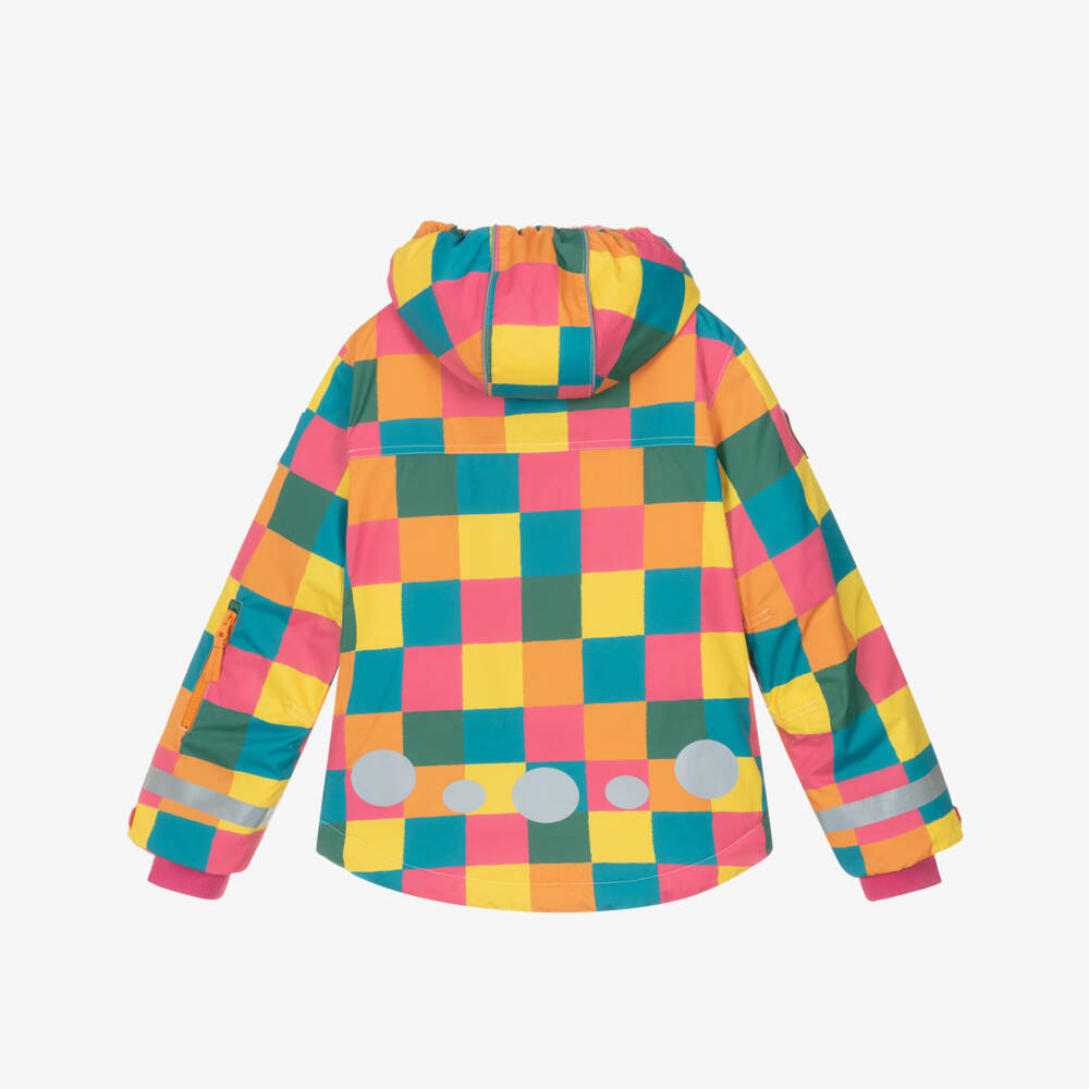 Frugi-Girls Multicoloured Check Ski Jacket | Childrensalon Outlet