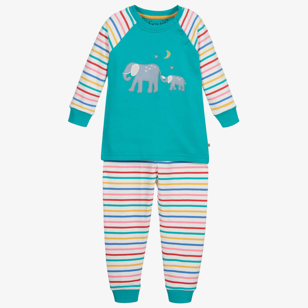 Frugi-Girls Organic Cotton Pyjamas  | Childrensalon Outlet