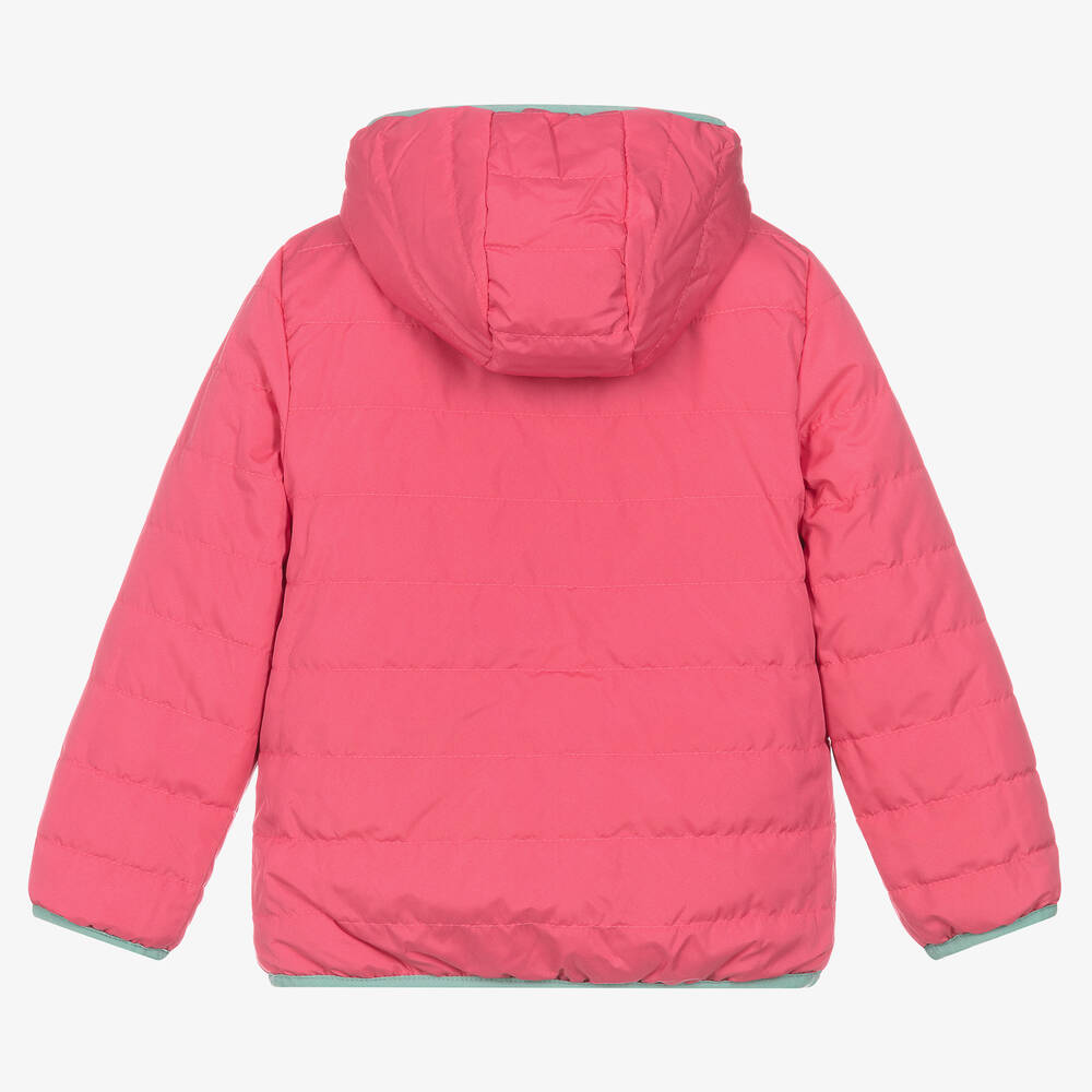 Frugi-Girls Pink & Blue Reversible Jacket | Childrensalon Outlet