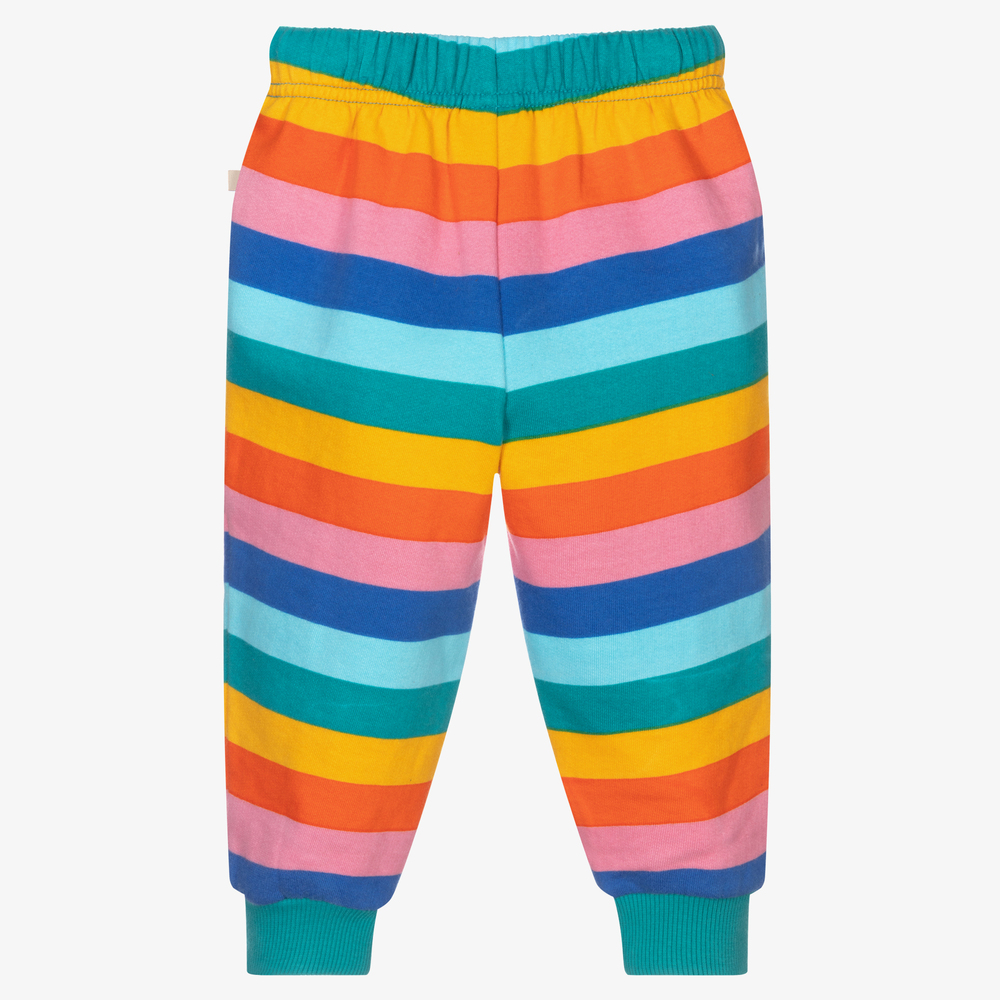 Frugi-Girls Rainbow Joggers | Childrensalon Outlet