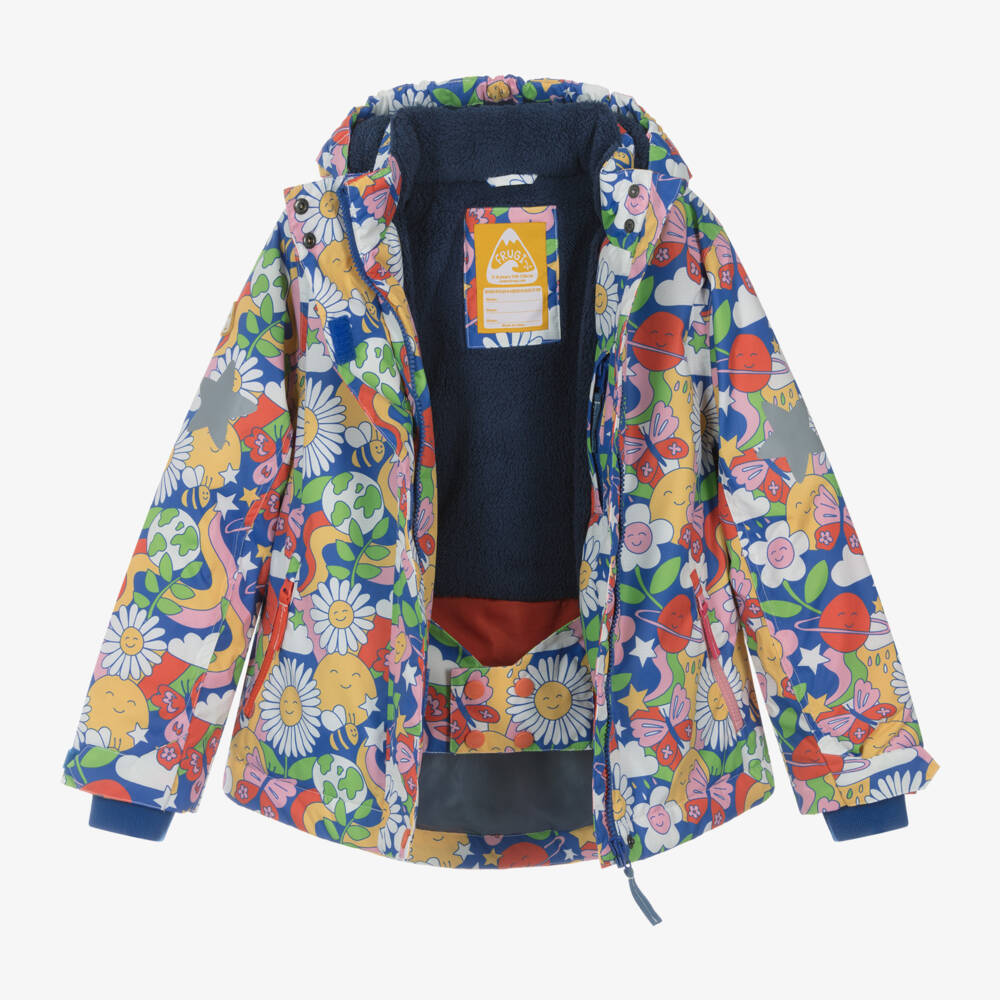 Frugi-Girls Retro Floral Snow Jacket | Childrensalon Outlet