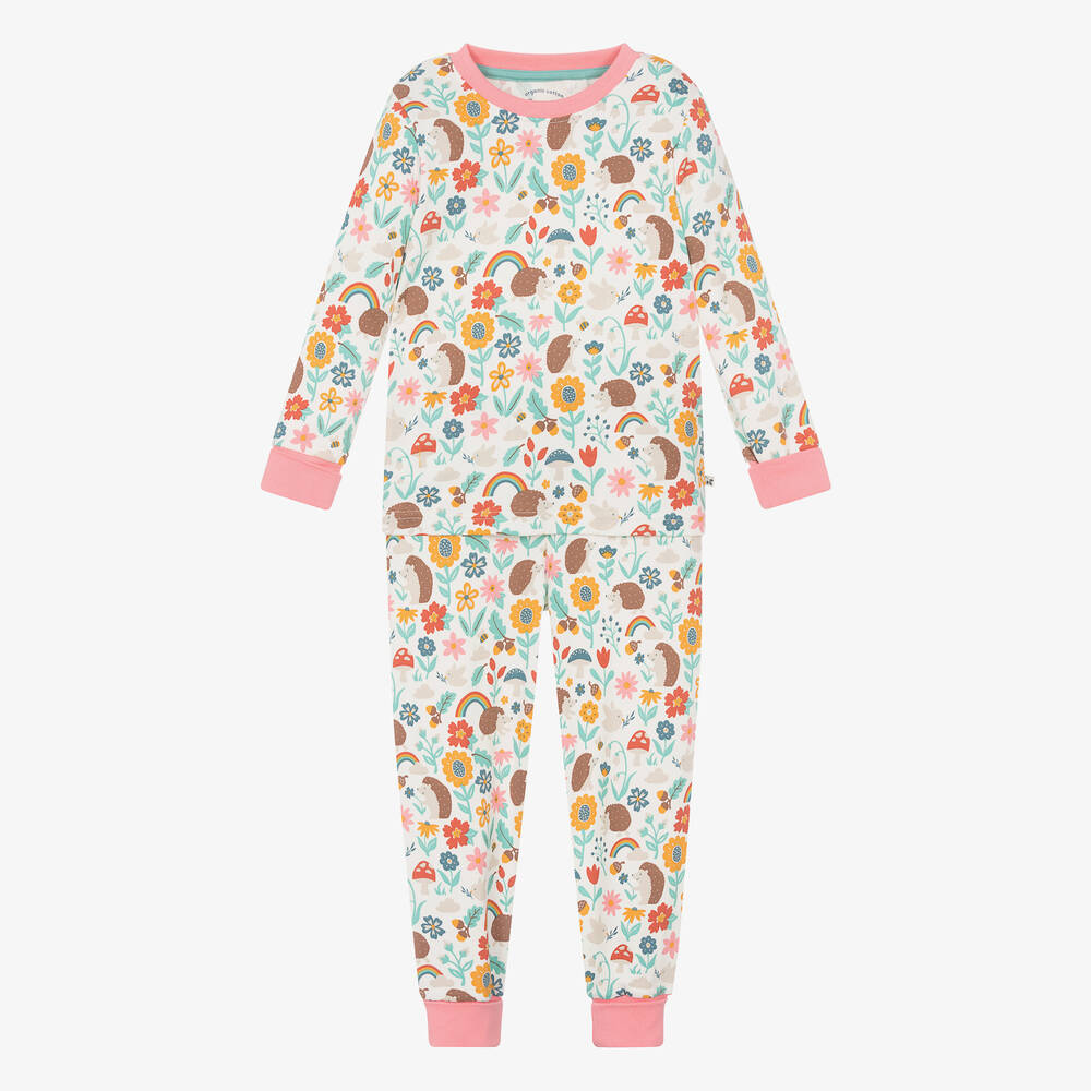 Frugi-Girls Woodland Print Cotton Pyjamas | Childrensalon Outlet
