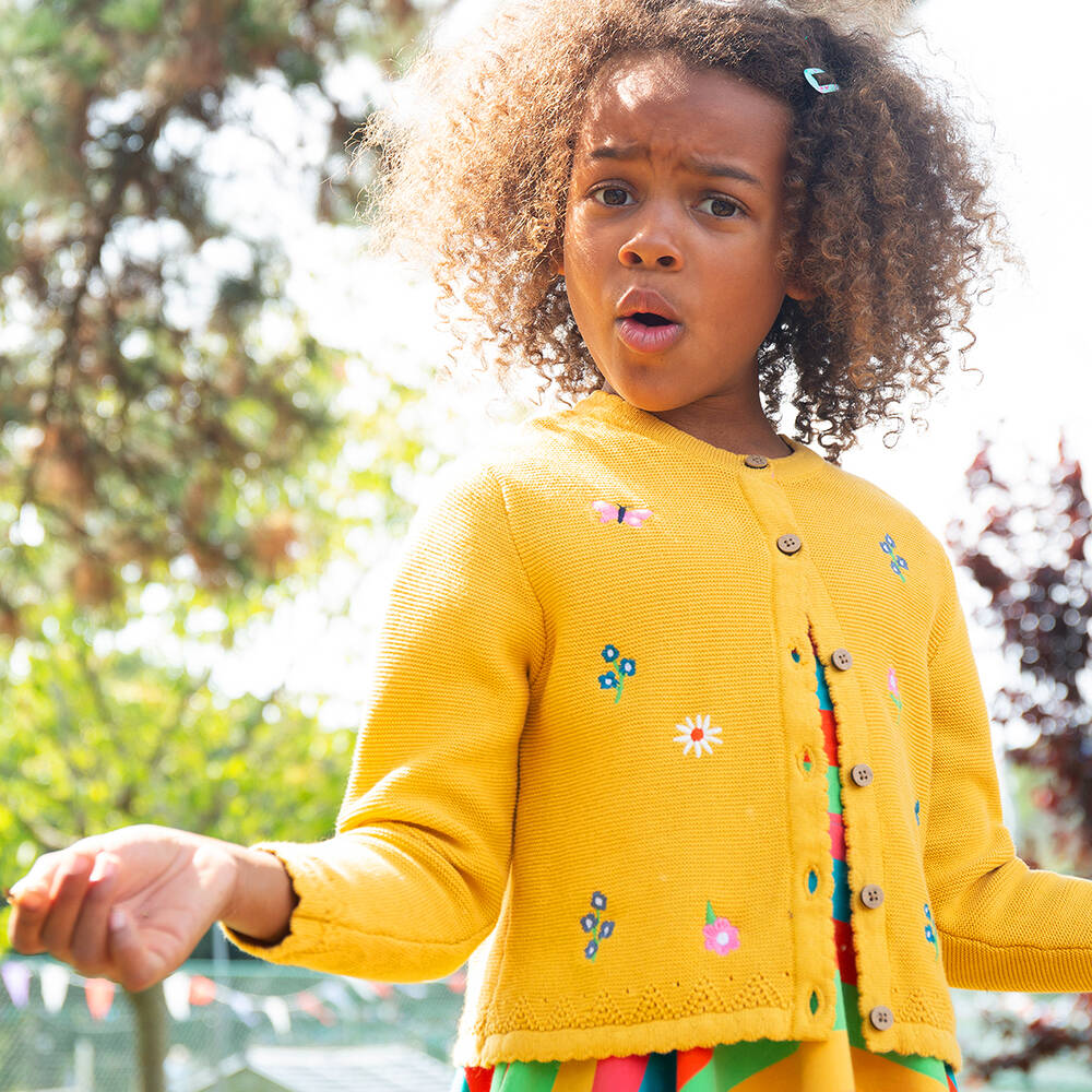 Baby girl on sale yellow cardigan