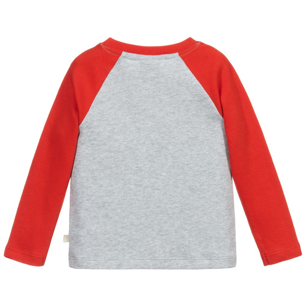 Frugi-Серый топ из органического хлопка | Childrensalon Outlet