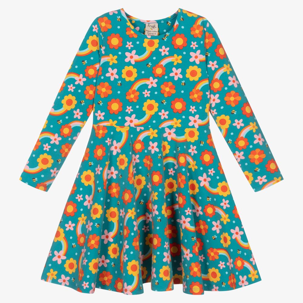 Frugi - Organic Cotton Skater Dress | Childrensalon