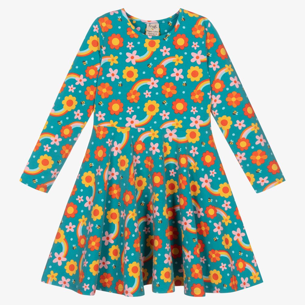 Frugi-Organic Cotton Skater Dress | Childrensalon Outlet