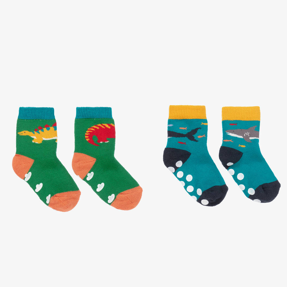 Frugi-Organic Cotton Socks (2 Pack) | Childrensalon Outlet