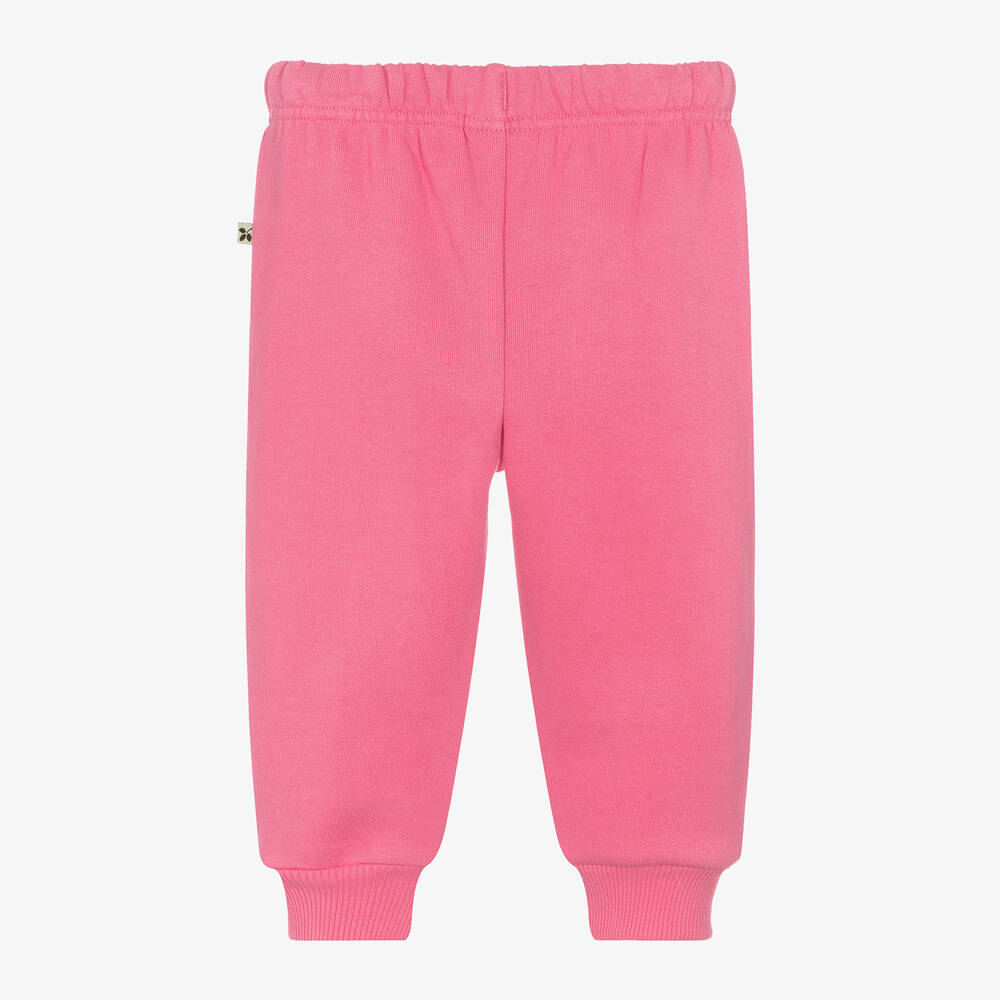 Frugi Pink Organic Cotton Shell Joggers