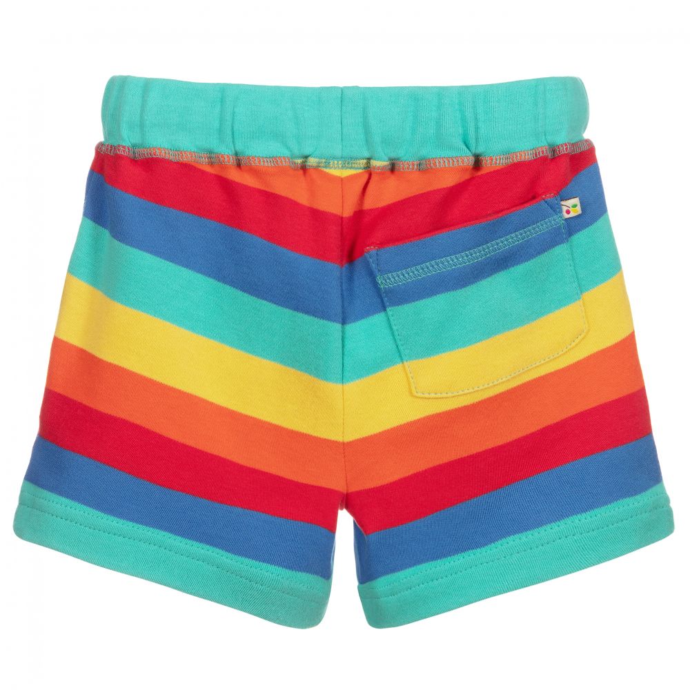 Frugi-Striped Organic Cotton Shorts | Childrensalon Outlet