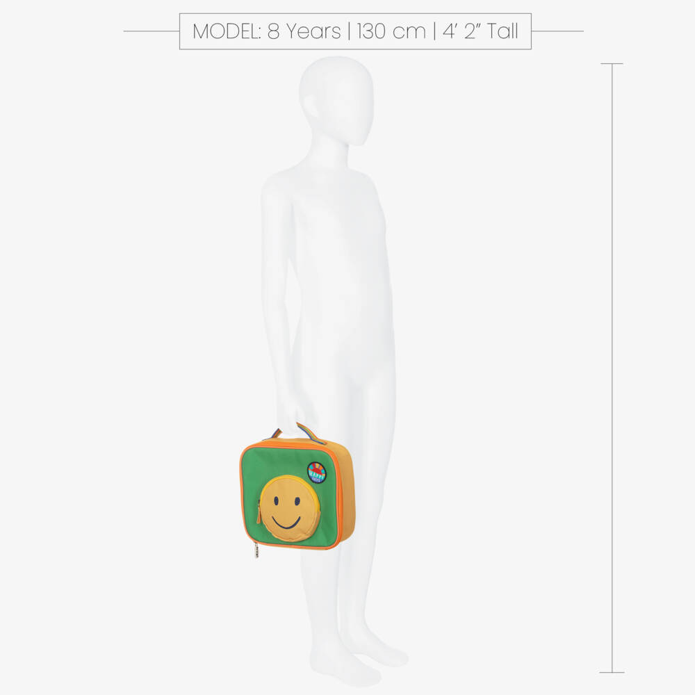 Frugi-Yellow Happy Face Lunch Bag (25cm) | Childrensalon Outlet