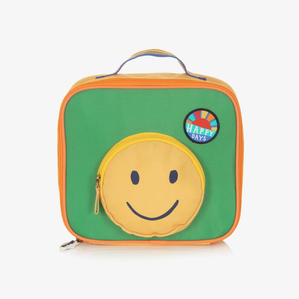 Frugi-Yellow Happy Face Lunch Bag (25cm) | Childrensalon Outlet