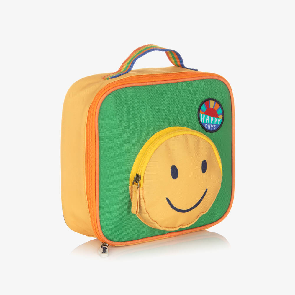 Frugi-Yellow Happy Face Lunch Bag (25cm) | Childrensalon Outlet