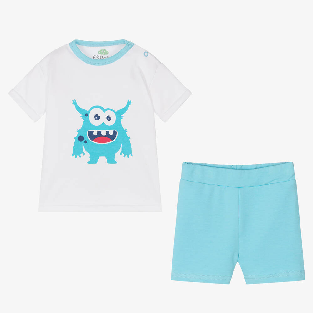 FS Baby-Baby Boys Cotton Shorts Set | Childrensalon Outlet