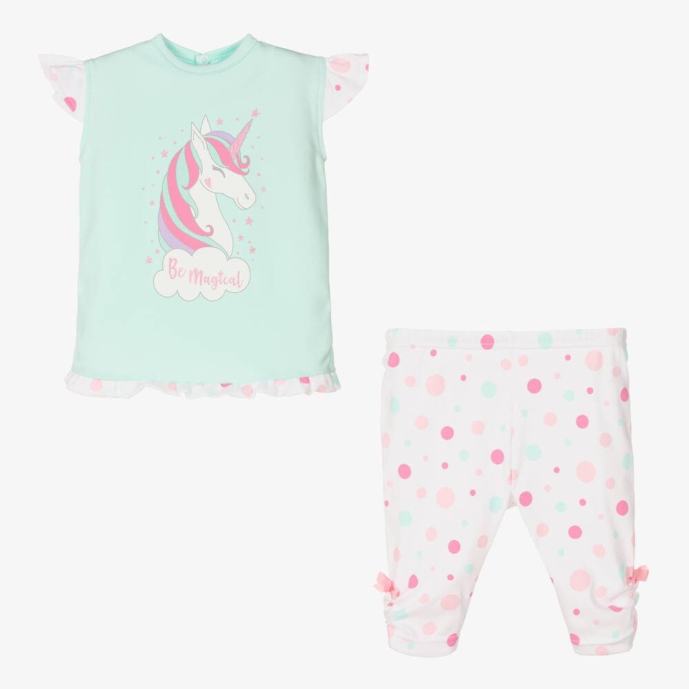 FS Baby-Baby Girls Cotton Leggings Set | Childrensalon Outlet