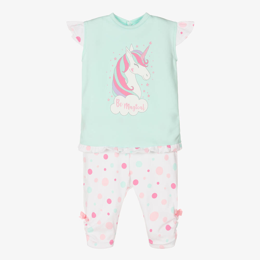FS Baby-Baby Girls Cotton Leggings Set | Childrensalon Outlet