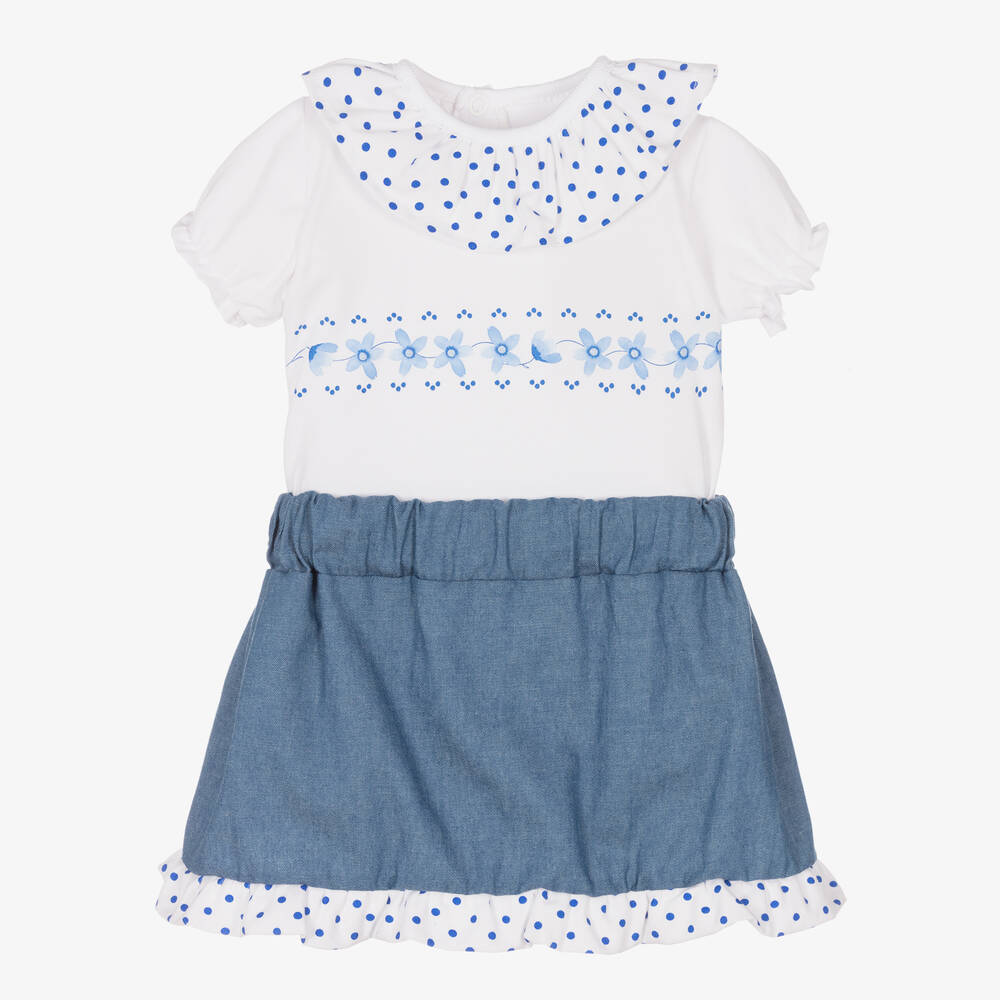 FS Baby - Baby Girls Cotton Skirt Set | Childrensalon