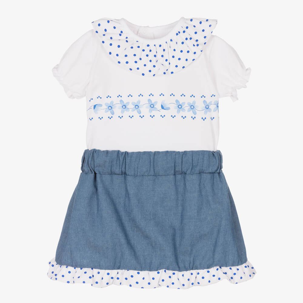 FS Baby-Baby Girls Cotton Skirt Set | Childrensalon Outlet