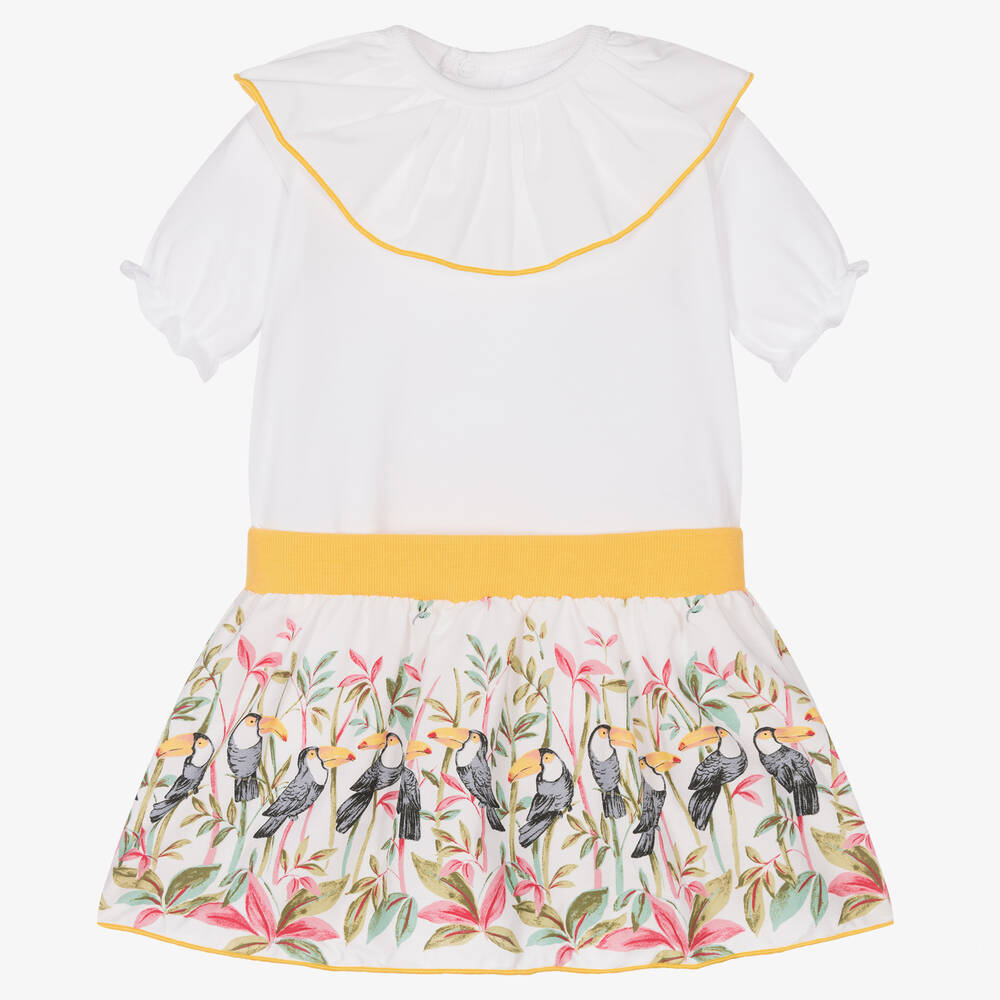 FS Baby-Baby Girls Cotton Skirt Set | Childrensalon Outlet