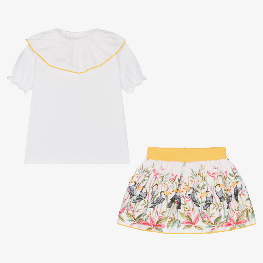 FS Baby-Baby Girls Cotton Skirt Set | Childrensalon Outlet