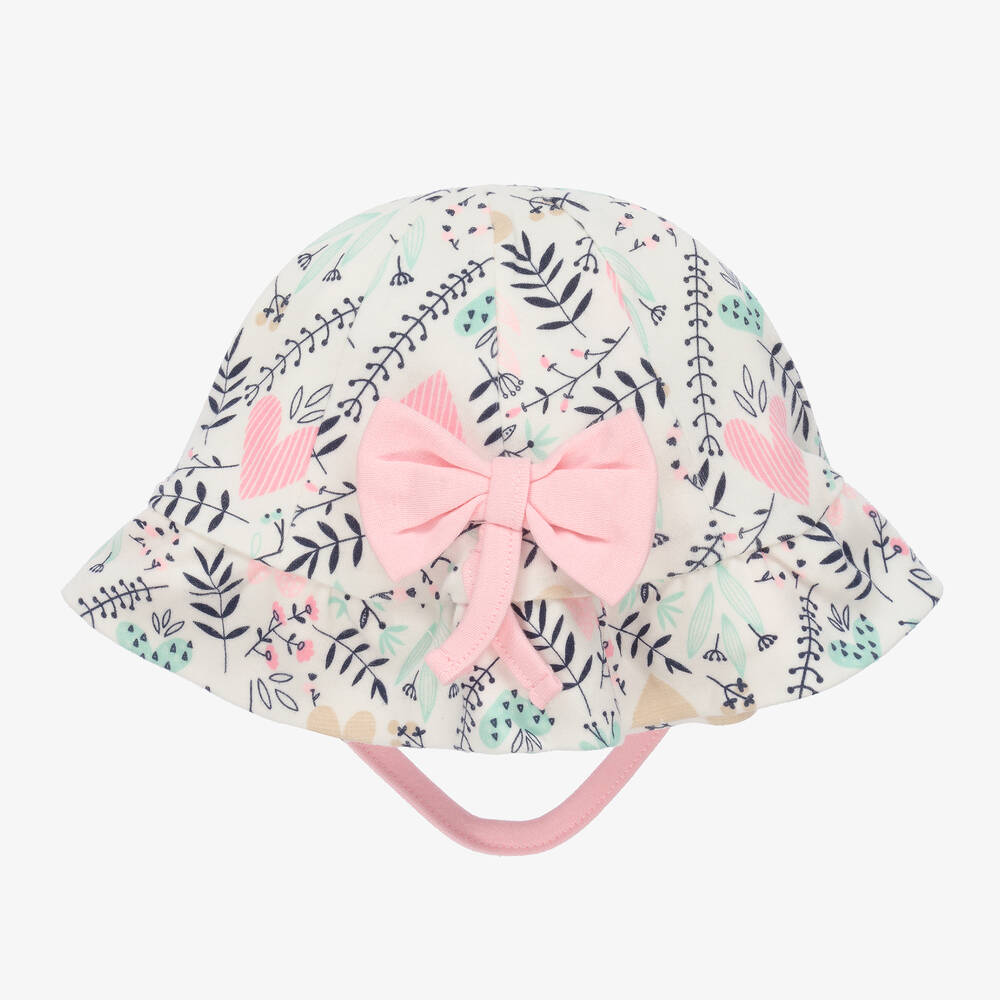 FS Baby - Baby Girls Cotton Sun Hat | Childrensalon