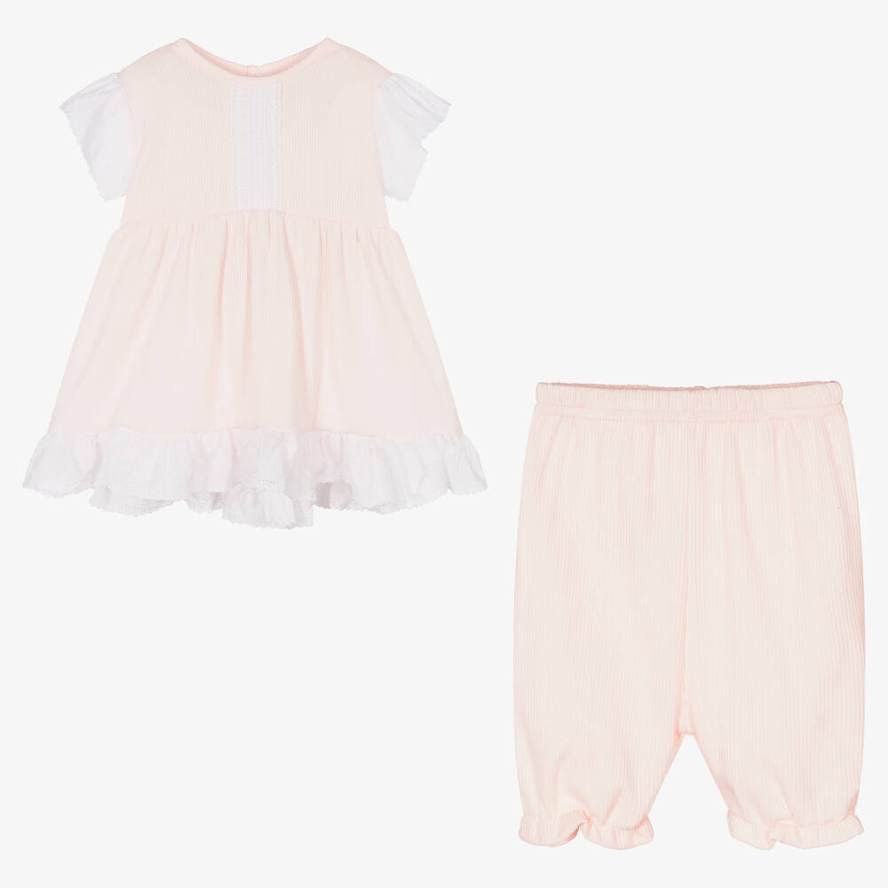 FS Baby-Baby Girls Pink Dress Set | Childrensalon Outlet