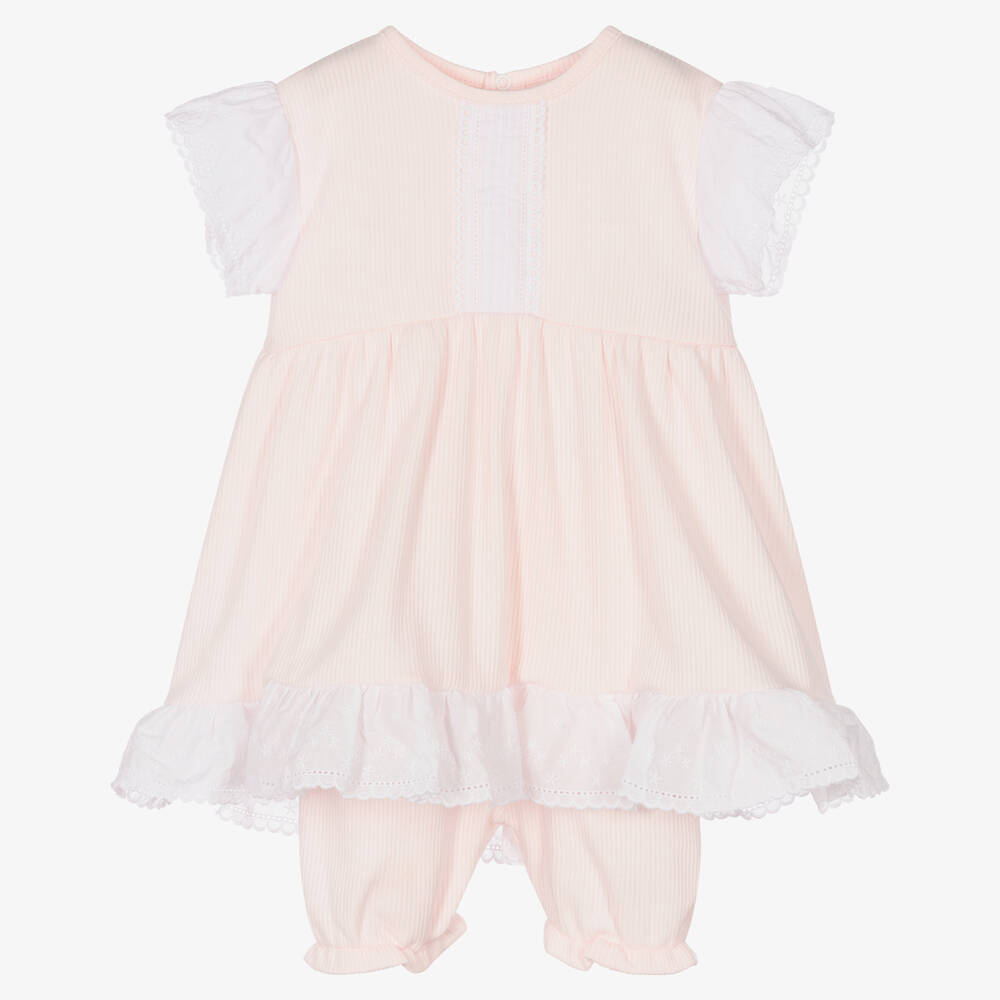 FS Baby-Baby Girls Pink Dress Set | Childrensalon Outlet