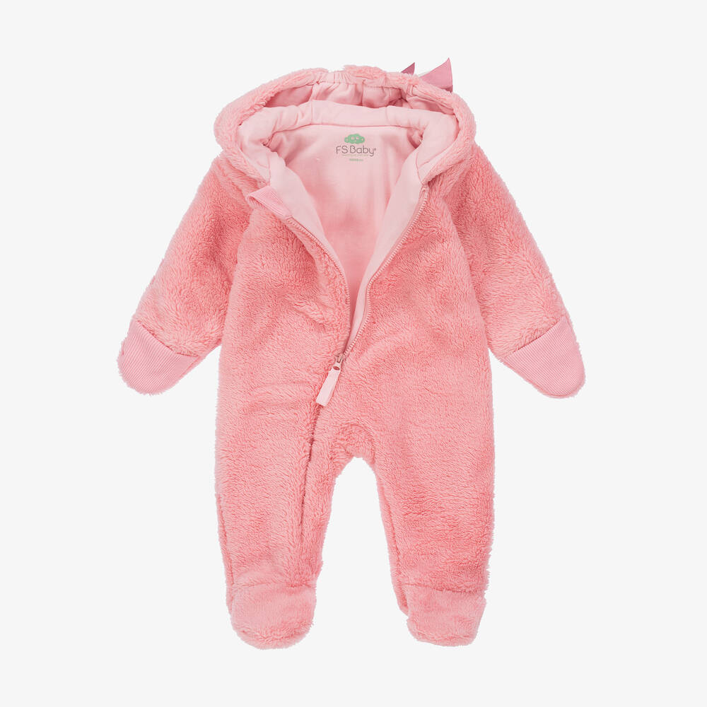Baby sale fleece pramsuit