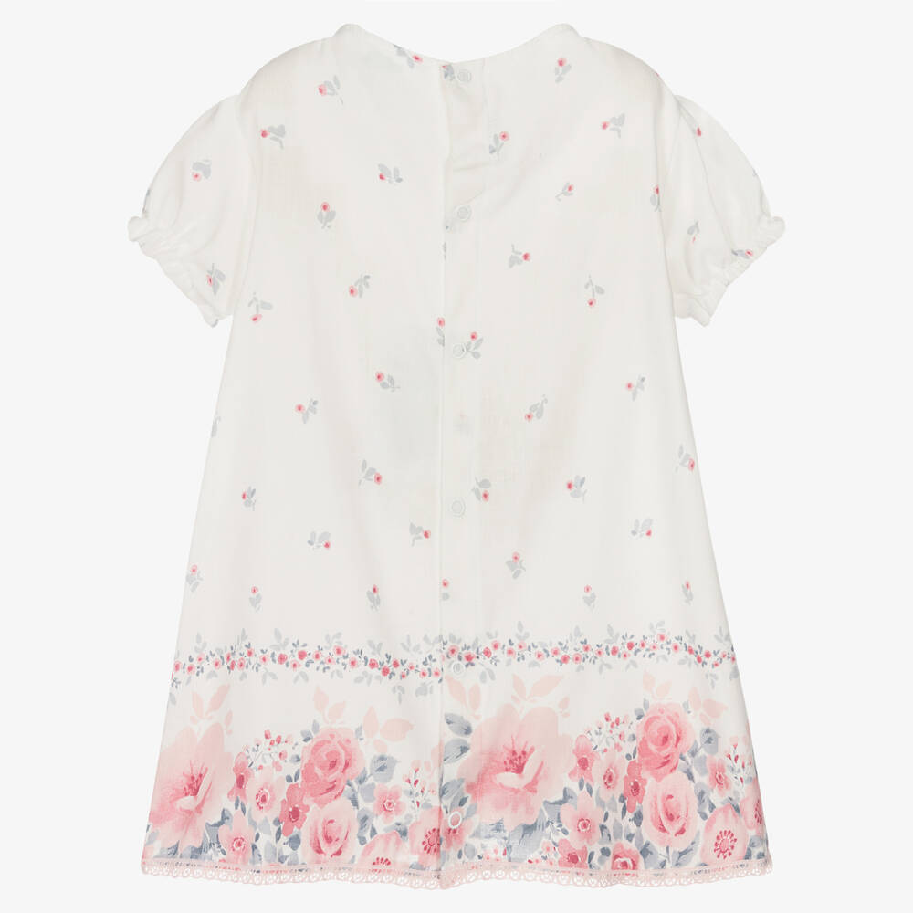 FS Baby-Baby Girls Pink Floral Dress | Childrensalon Outlet