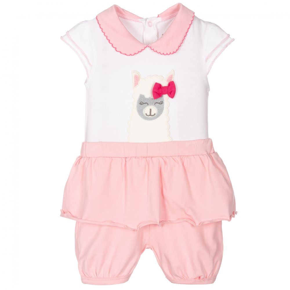 FS Baby - Baby Girls Pink Shorts Set | Childrensalon