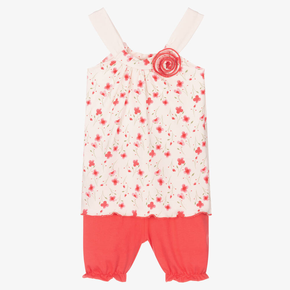 FS Baby - Baby Girls Pink Shorts Set | Childrensalon