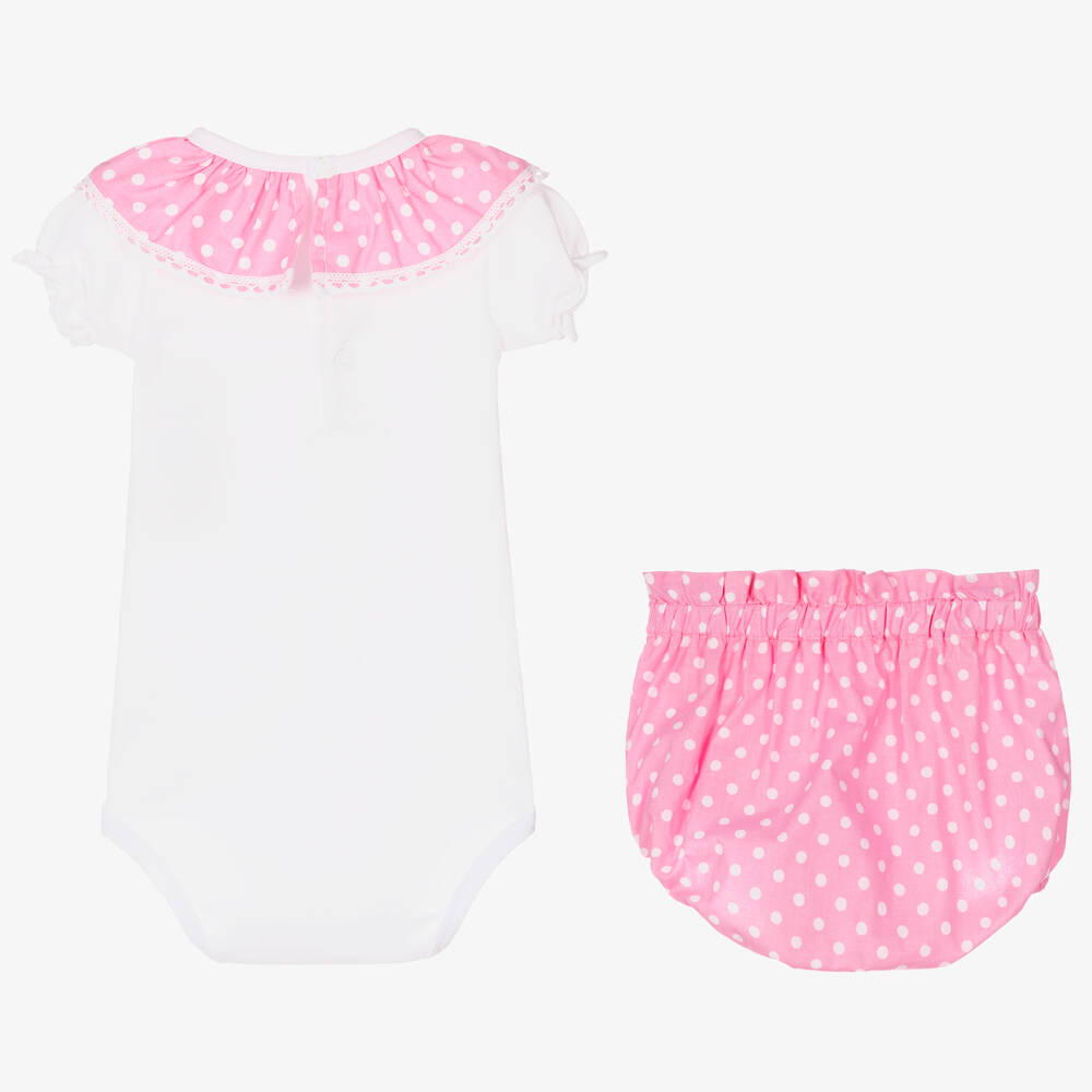 FS Baby-Baby Girls Pink Shorts Set | Childrensalon Outlet