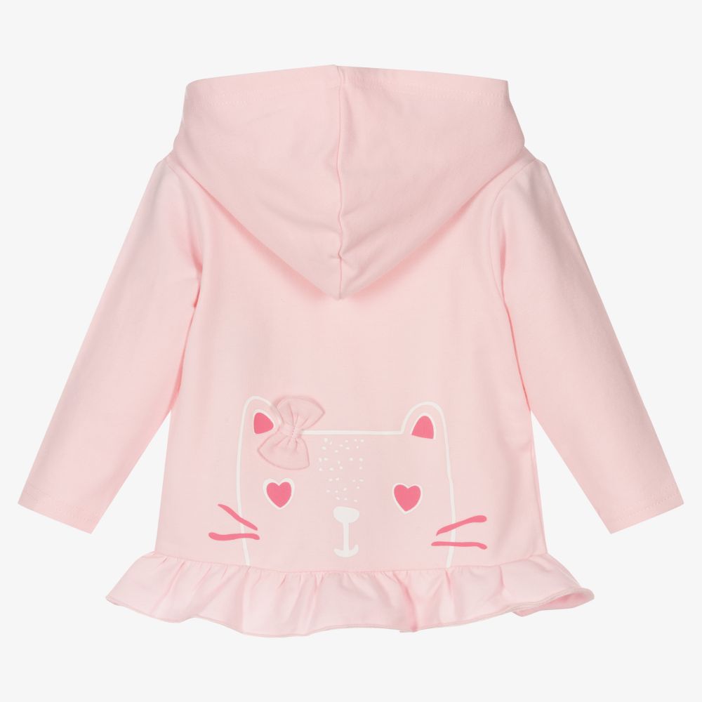 FS Baby-Baby Girls Pink Zip-Up Top | Childrensalon Outlet