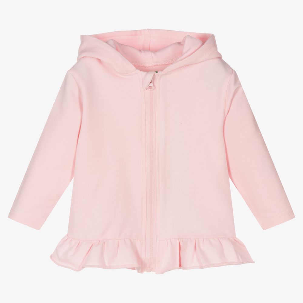 FS Baby - Baby Girls Pink Zip-Up Top | Childrensalon