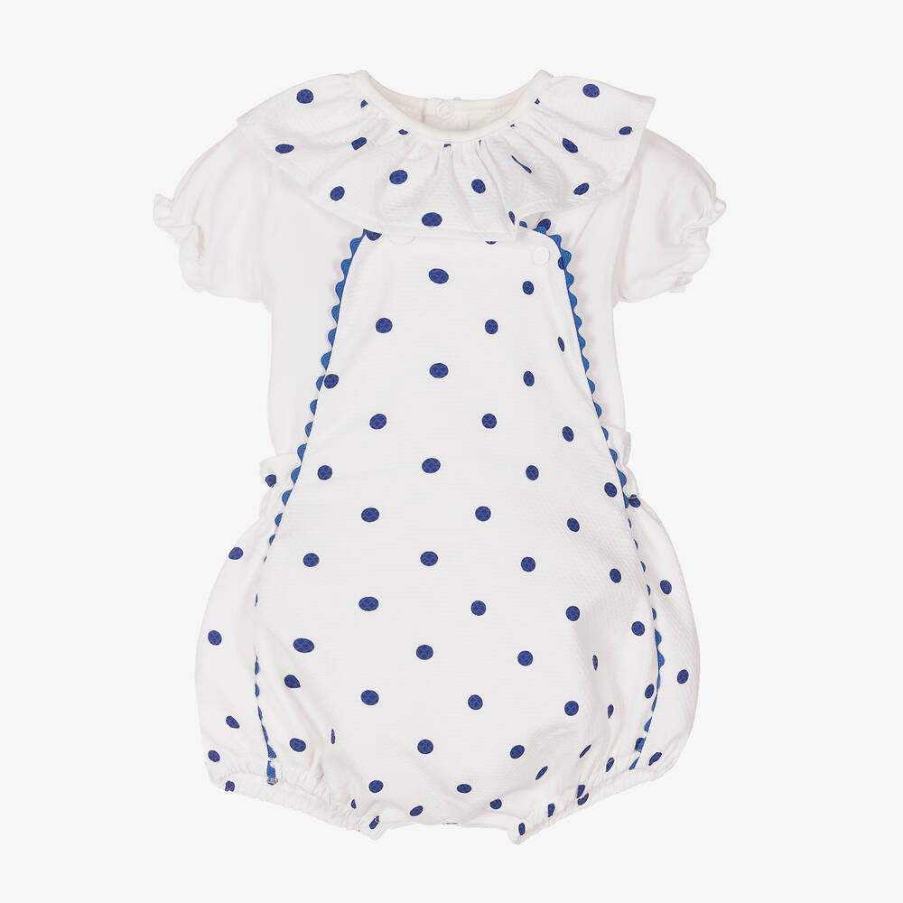 FS Baby-Baby Girls White Shortie Set | Childrensalon Outlet