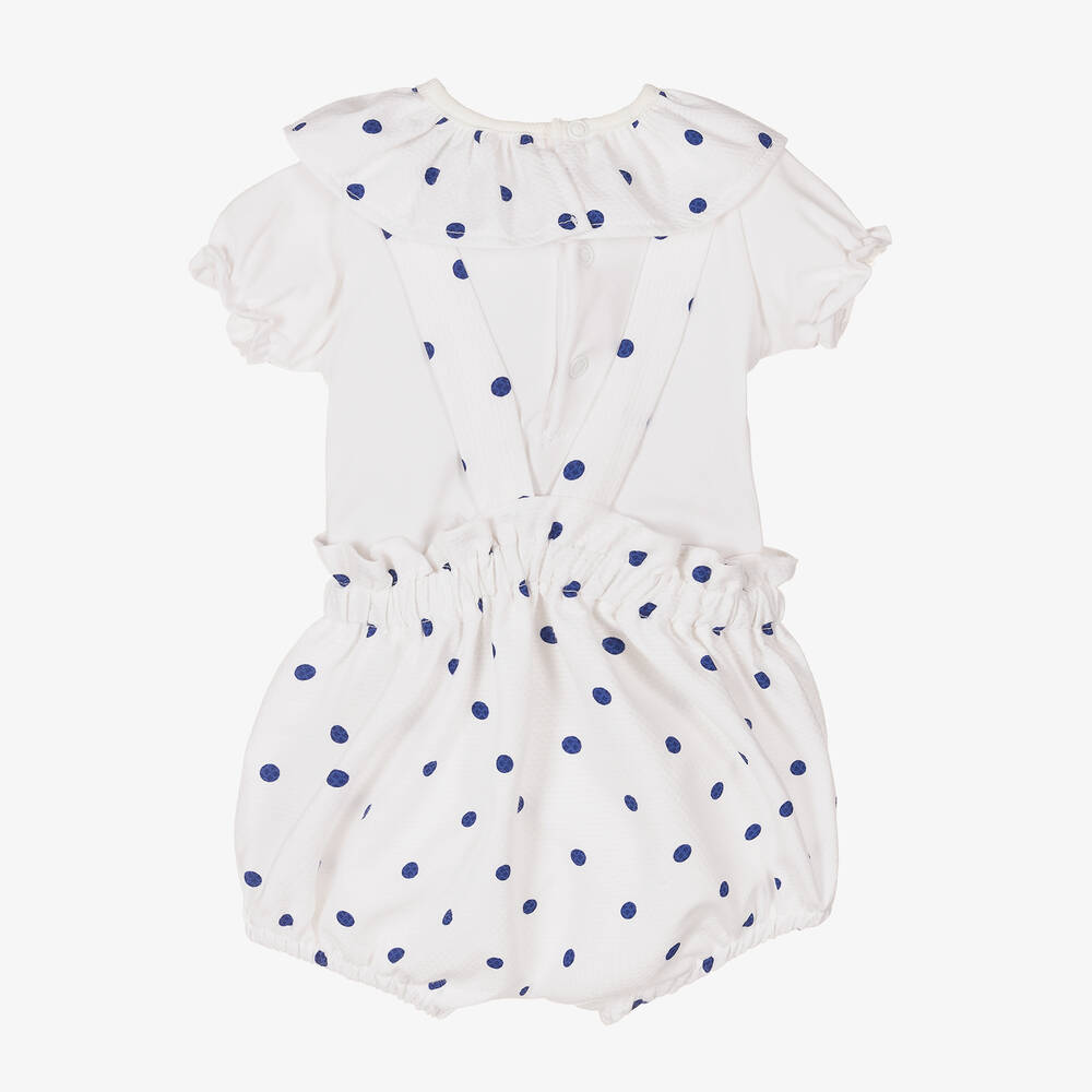 FS Baby Baby Girls White Shortie Set Childrensalon Outlet