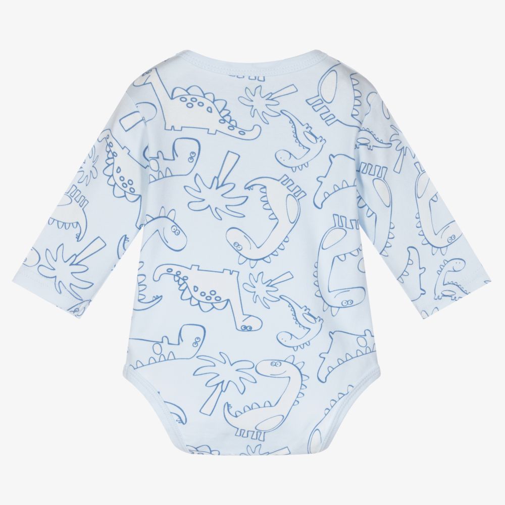 FS Baby-Blue Cotton Baby Bodyvest | Childrensalon Outlet