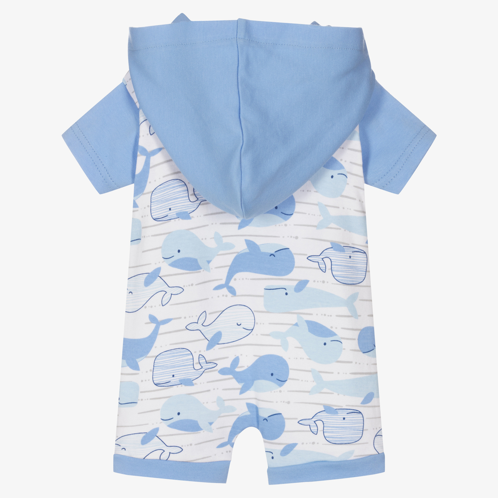 FS Baby-Blue Cotton Baby Shortie | Childrensalon Outlet