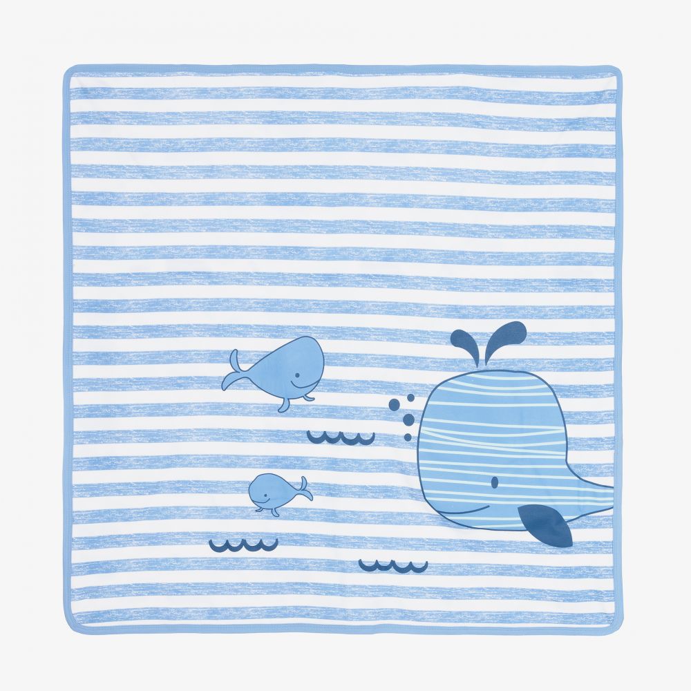 FS Baby - Blue Whale Blanket (80cm) | Childrensalon