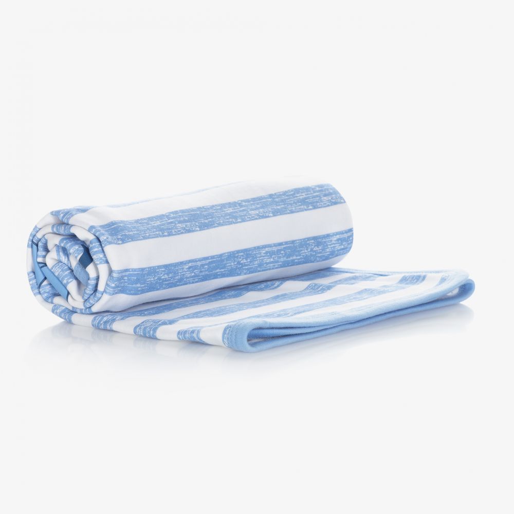 FS Baby-Blue Whale Blanket (80cm) | Childrensalon Outlet